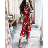 Nina Parker Graffiti Dress Long Sleeve Button Dress Long Dress