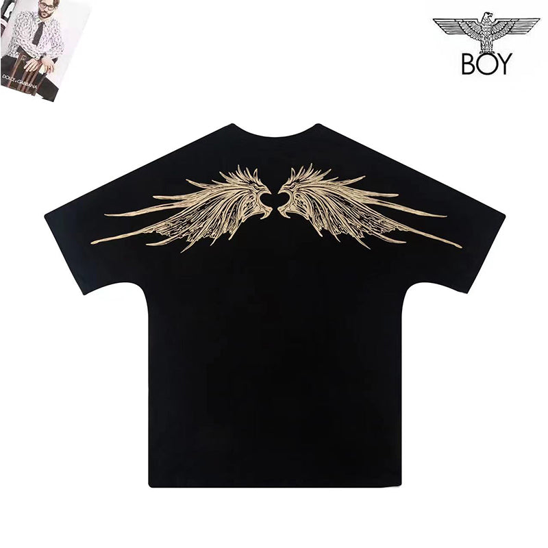 Boylondon T Shirt Plus size sports retro Casual Fashionable