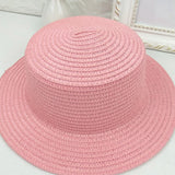 Men's Kentucky Derby Hats Summer Men's and Women's Straw Hat Beach Travel Straw Hat