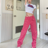 Julia Fox Low Rise Trousers Spring and Autumn Straight Casual Jeans