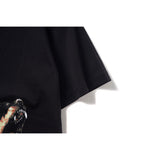 GVC T Shirt Dog Head Pattern Pure Cotton Loose Short Sleeve T-shirt Men