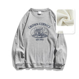 Preppy Aesthetic Sweatshirt round Neck Pullover Loose Men's Spring