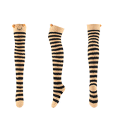 Winter Thick Knit Thigh High Socks Long Stockings Boot Autumn Winter Coral Fleece Women Warm Thick below the Knees Sleeping Socks