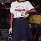 Zodiac Shirts Spring/Summer T-shirt Printed Short-Sleeved T-shirt for Women