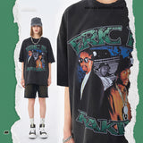 Preppy Aesthetic T Shirt Men's Summer Short-Sleeved T-shirt Men