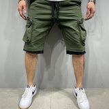 Men Sports Flex Shorts Summer Pocket Casual Shorts
