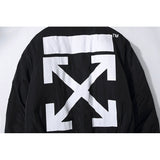 Autumn and Winter Fashion Brand Men's Clothing Printed Air Force Cotton-Padded Coat jacket