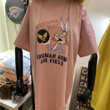 Bugs Bunny Shirt Summer T-shirt Skirt Loose Bottoming Shirt