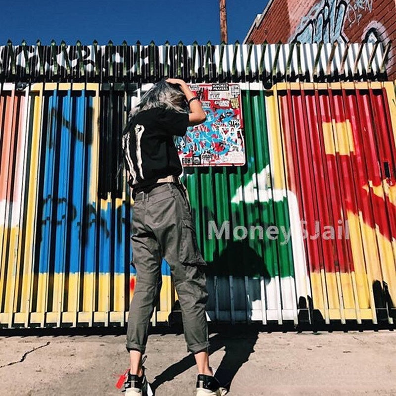 Bone Vlone Shirt Skull Hip Hop Big V Short Sleeve T-shirt for Men