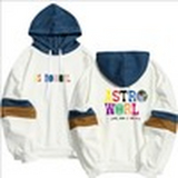 Travis Scott Astroworld Hoodie Men's Sweater Stitching Hoodie Sweatshirt