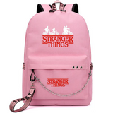 Stranger Things Backpack Backpack USB Charging Backpack Schoolbags for Boys and Girls