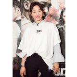 Summer Loose T-shirt Letter Print Casual Short Sleeve White Top