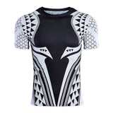 Marvel T Shirt Tights Sports Quick-Drying Top Marvel Short Sleeve T-shirt Men