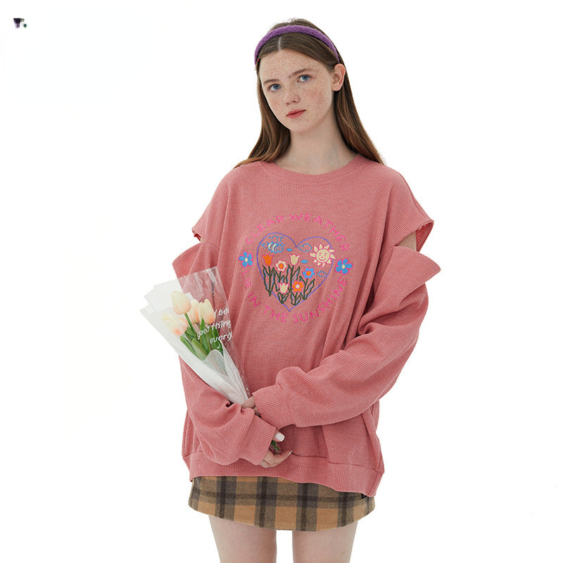 Preppy Aesthetic Sweatshirt Loose Men's and Women's Long Sleeves Sweatshirt Pullover