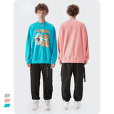 Preppy Aesthetic Sweatshirt Men's Autumn Retro Sweater