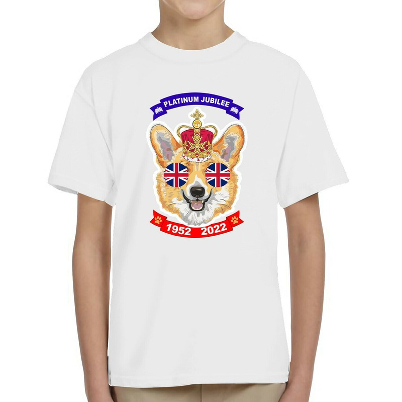 Inspired By Queen 'S Platinum Jubilee 2022 Elizabeth 70 Years T-shirt Printed Round Neck Short Sleeve T-shirt