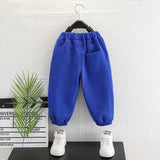Toddler Boys Pants Small Yellow Duck Boys' Pants Spring and Autumn Leisure Sweatpants