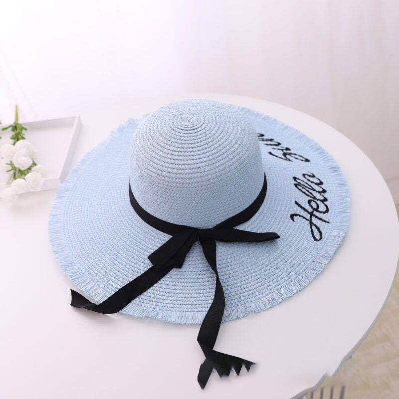 Fedora Golf Hats Letter Straw Hat Female Summer Beach Hat Sun Hat