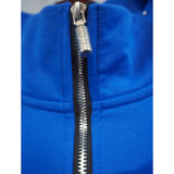 Rhude Hoodie Stand Collar Zipper Embroidery Stitching Sweater for Men and Women Autumn and Winter