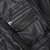 Leather Biker Coat Gothic Leather Jacket Women Pu Jackets plus Size Coat Motorcycle Clothing