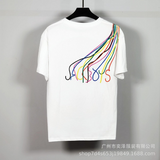 Cactus Jack McDonalds Shirt Travis Scott Cactus Jack Letter Puff Print Short Sleeve T-shirt