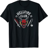 Stranger Things Hellfire Club T Shirt Club Cannibal T-shirt