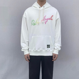 Palm Angels Hoodie Printed Hoodie Men's Loose Hoodie Coat