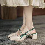 Nude Block Heel Peep Toe Sandals