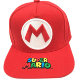 Mario Hat Super Mario Hat Embroidered Hip Hop Baseball Cap Peaked Cap