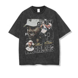 Stephen Curry Shirt NBA Star Curry Short Sleeve T-shirt Loose Hip Hop