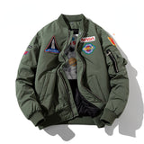NASA Varsity Jacket Casual Coat Men's and Women's Embroidered Loose Baseball Uniform