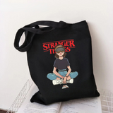 Stranger Things Hellfire Club Handbag Stranger Things 4 Canvas Bag Student Book Bag Shopping Bag Large Capacity Crossbody