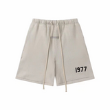 Fear of God Essentials 1977 Shorts Flocked Printed Drawstring Shorts