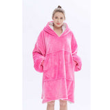Hoodies Blankets Lambswool Double-Layer Large Size Home Casual Wear Lazy