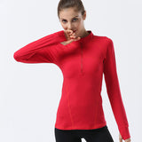 BBL Jacket Long Sleeve Women's Tight Zipper Outdoor Sports Running
