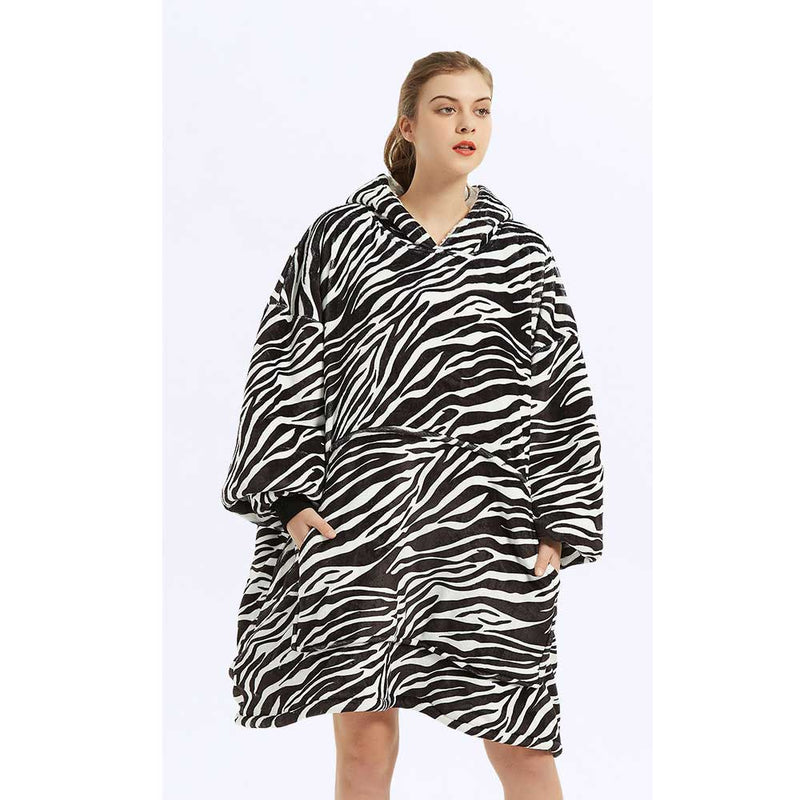 Hoodies Blankets Lambswool Double-Layer Large Size Home Casual Wear Lazy