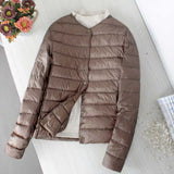Women Winter Coats Puffer Jacket Down Coat Down Feather Liner Female Lightweight Down Jacket Female Short