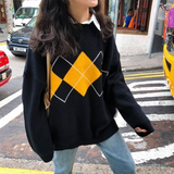 Preppy Aesthetic Sweater Autumn and Winter Knitted Sweater Jacket Female
