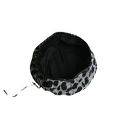 Leopard Fur Hat Autumn and Winter Beret