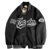 Alaska Varsity Jacket Vintage Embroidered Baseball Uniform Jacket Winter