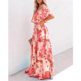 Lady Gaga Dress Wrapped Chest Gradient Color Large Swing Dress Dress