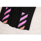 Fashion Brand Summer Loose Sports and Leisure Men's and Women'soff Printed Pants Couple's Pants shorts