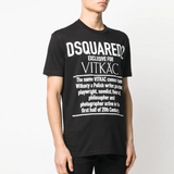 Dsq2 T Shirt Vitkac Printed Short Sleeve T-shirt round Neck