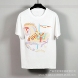 Cactus Jack McDonalds Shirt Travis Scott Cactus Jack Letter Puff Print Short Sleeve T-shirt