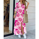Nina Parker Graffiti Dress Long Sleeve Printed Shirt Dress