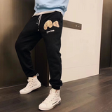Palm Angels Pants Embroidery Broken Bear Casual Sports Trousers Male Hip Hop Casual