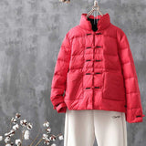 Women Winter Coat Puffer Jacket Down Coat Winter Stand Collar Lightweight White Duck Down Jacket Coat for Women