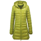 Women Winter Coats Puffer Jacket Down Coat Autumn and Winter Hooded Down Jacket Mid-Length Women's Coat