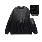Preppy Aesthetic Sweatshirt Autumn Crew Neck Sweater Women's Long-Sleeved Top Men