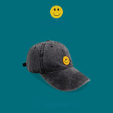 Smiley Face Cap Baseball Cap Summer Peaked Cap